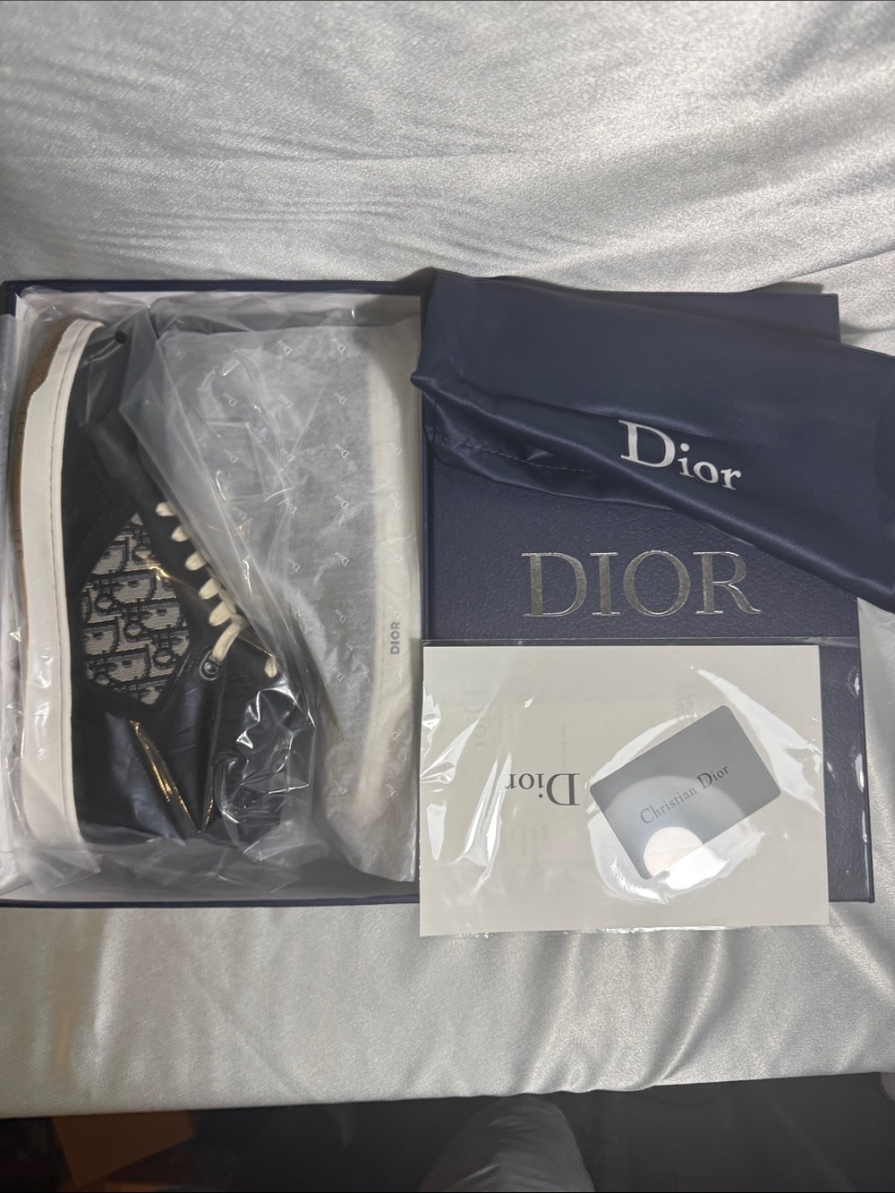 Dior B27 High-Top Sneaker in Black and Beige Colorway. “Rare”🔥New! Size: 12 - Picture 12 of 16